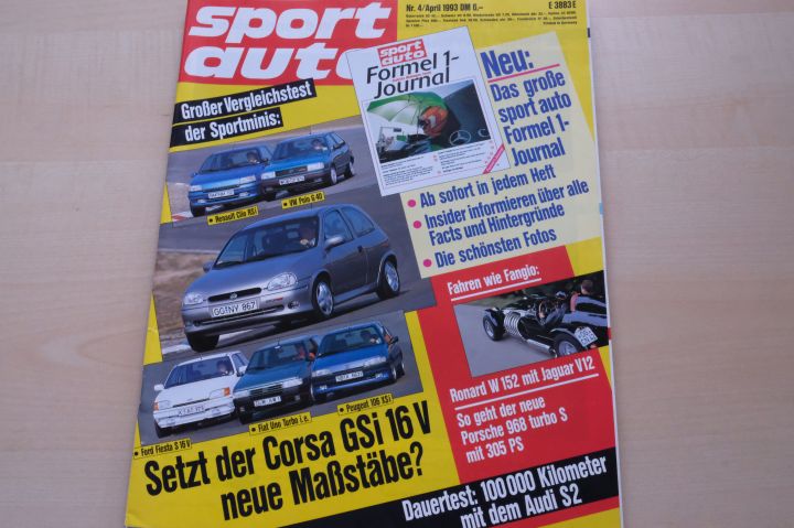 Deckblatt Sport Auto (04/1993)